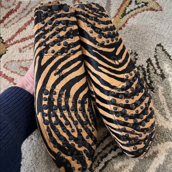 M. Gemi New zebra calf hair drivers - Picture 4 of 5